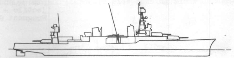 Diagram of CHESTER (CA27) depicting damaged areas