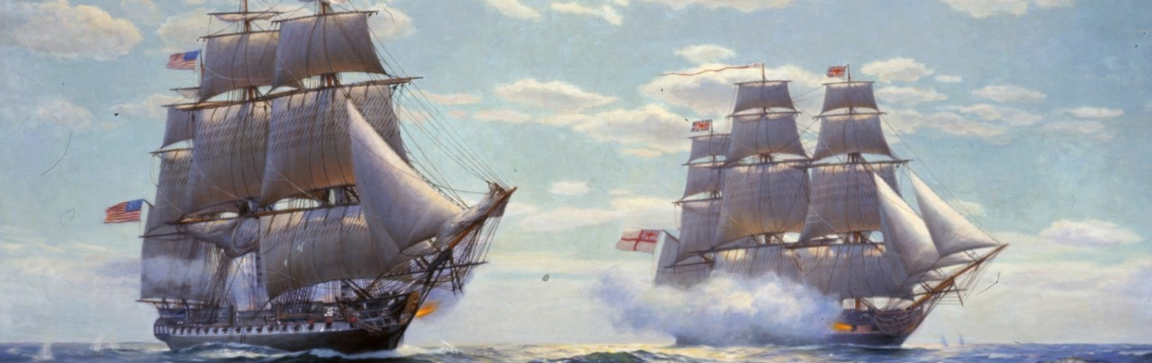 <p>USS Constitution vs HMS Java</p>
