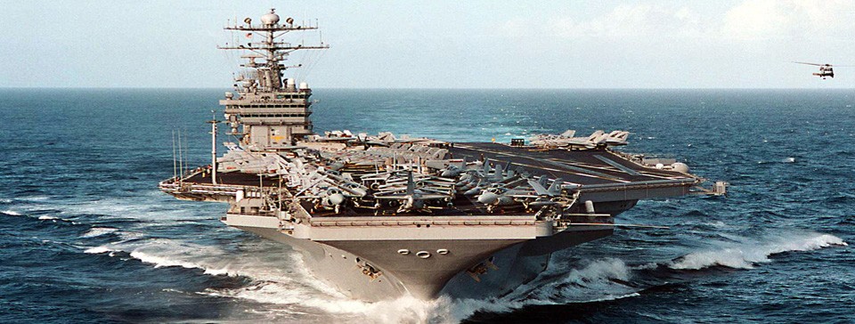 USS George Washington in the Adriatic Sea