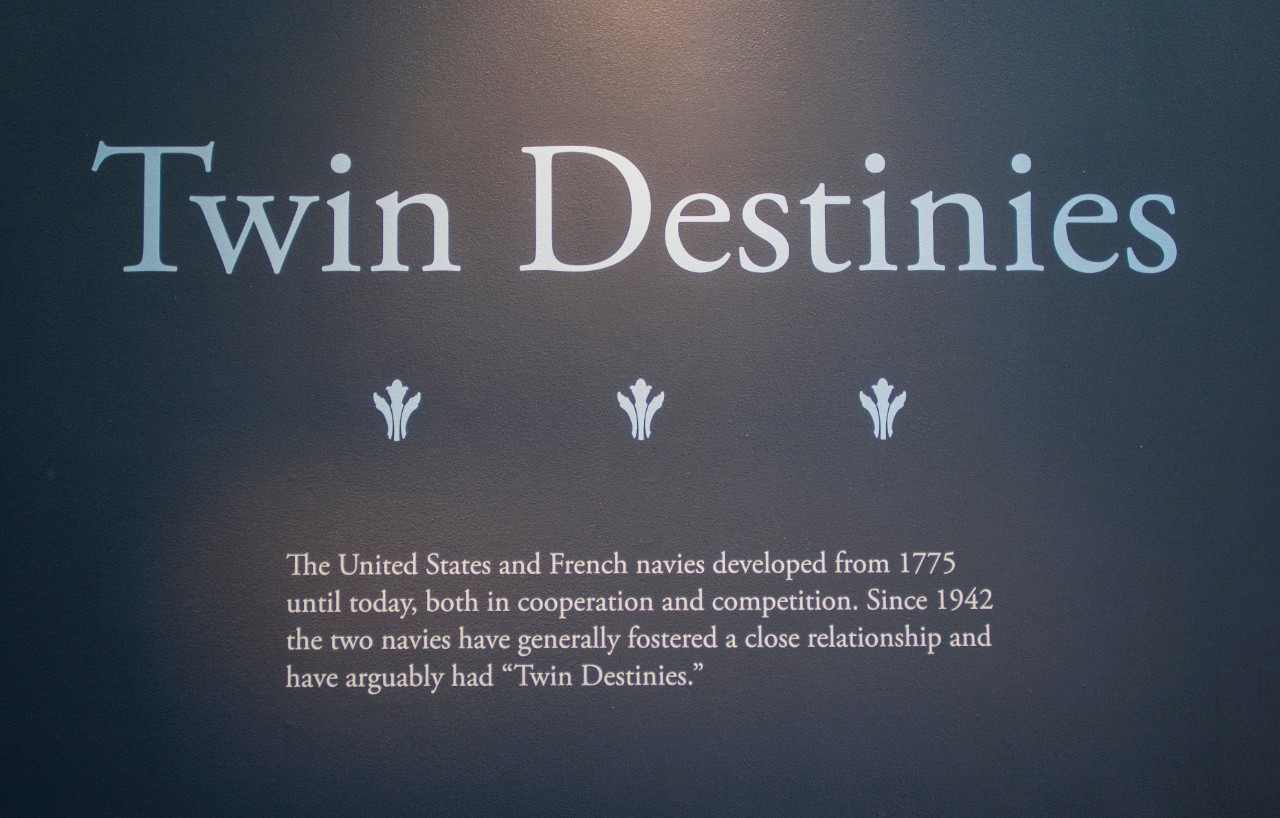 Twin Destinies Exhibit Sign